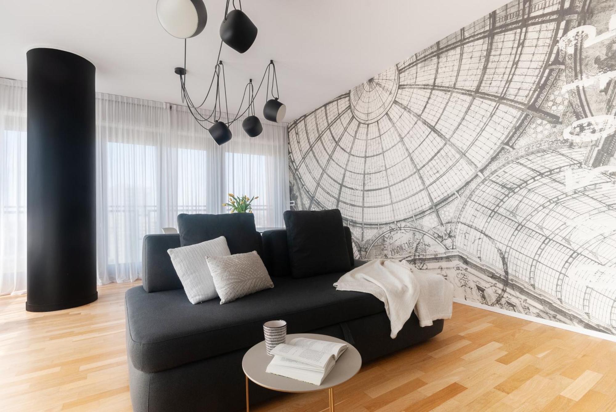 With Panoramic View Of