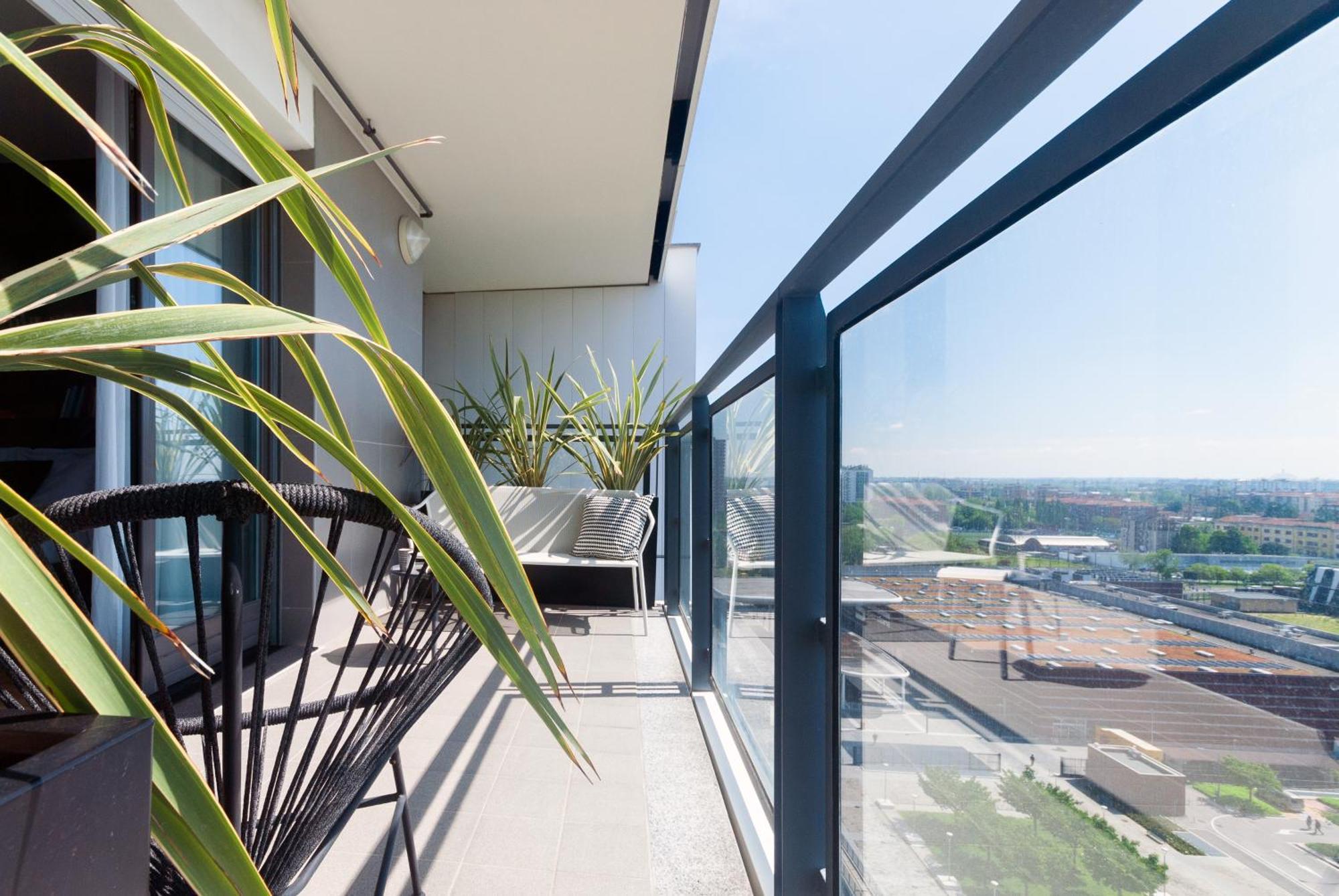 With Panoramic View Of Milano